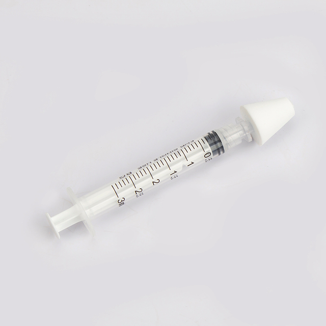 Medical Plastic Syringe Type Nasal Atomizer Disposable Nasal Irrigator Atomizing Nasal Sprayer