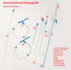 CE/ISO Approved Direct Access Seldinger Technique Biliary Drainage Intemal And External Drainage Kit Pigtail Drainage Catheter