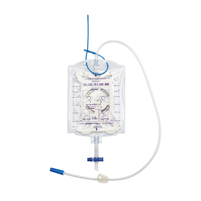 Disposable Closed Wound Drainage System Kit Medical Consumables Medical Silicone Drain Wound Drainage System Blake Drains With Ce And Iso13485